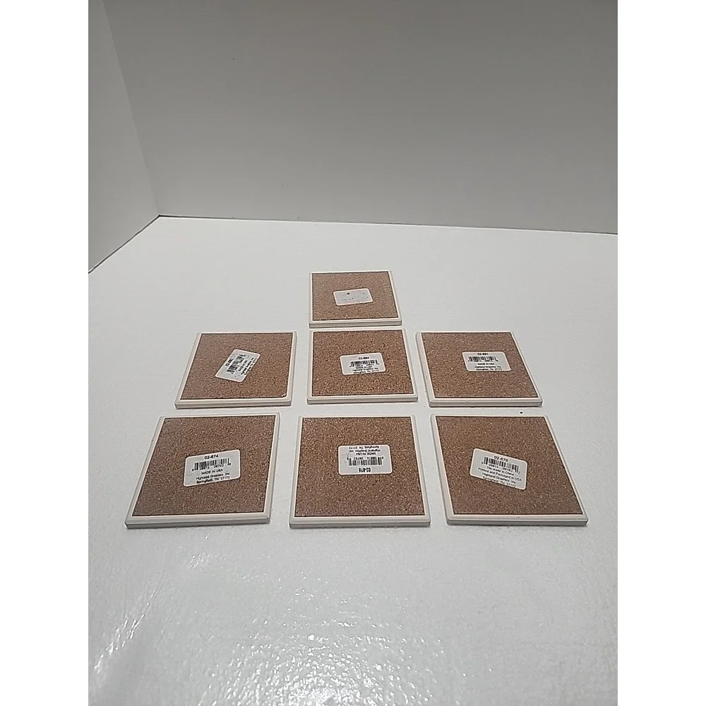 Highland Graphics Set Of 7 Ceramic‎ Coasters